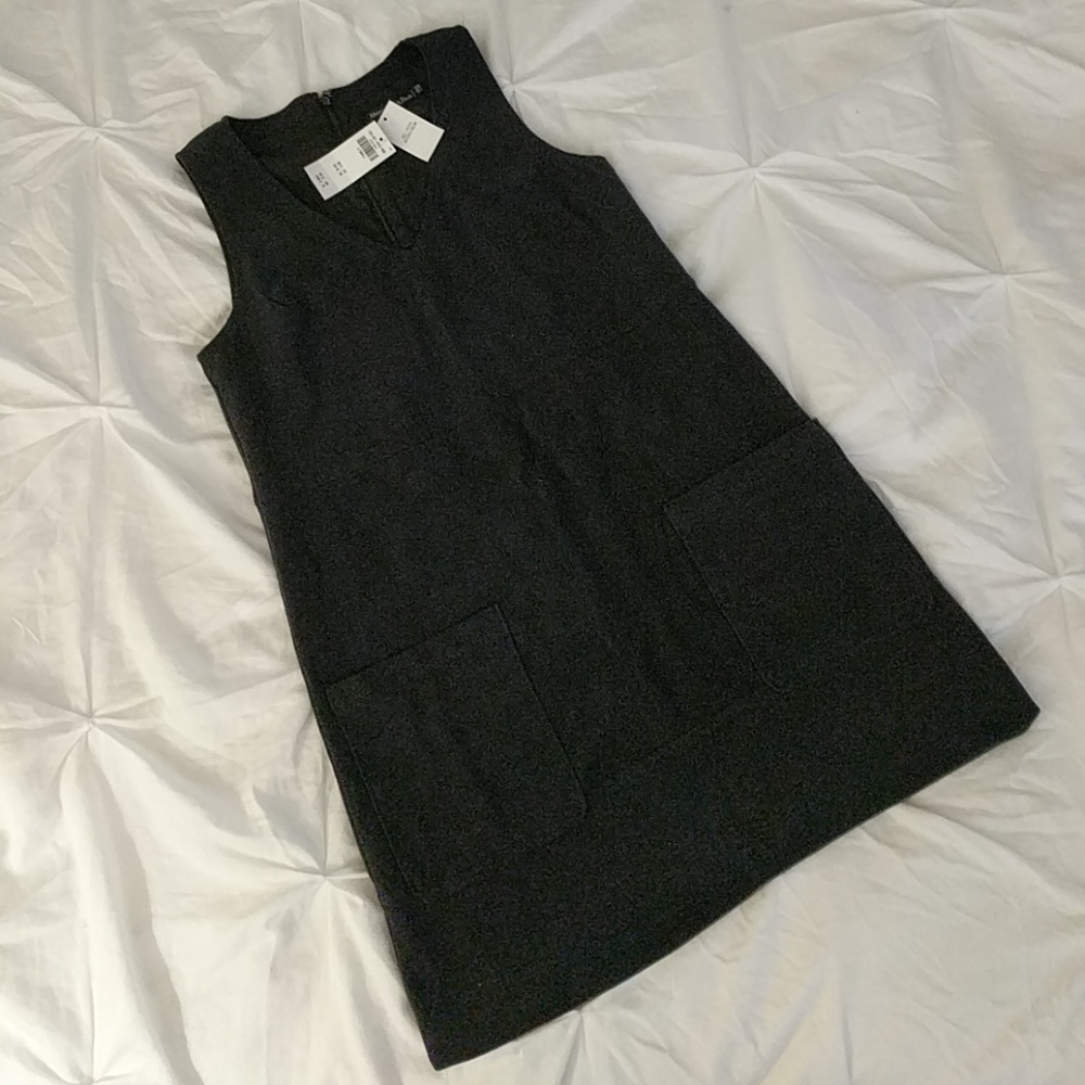 Abercrombie & Fitch Vegan Suede Black Dress NWT XS